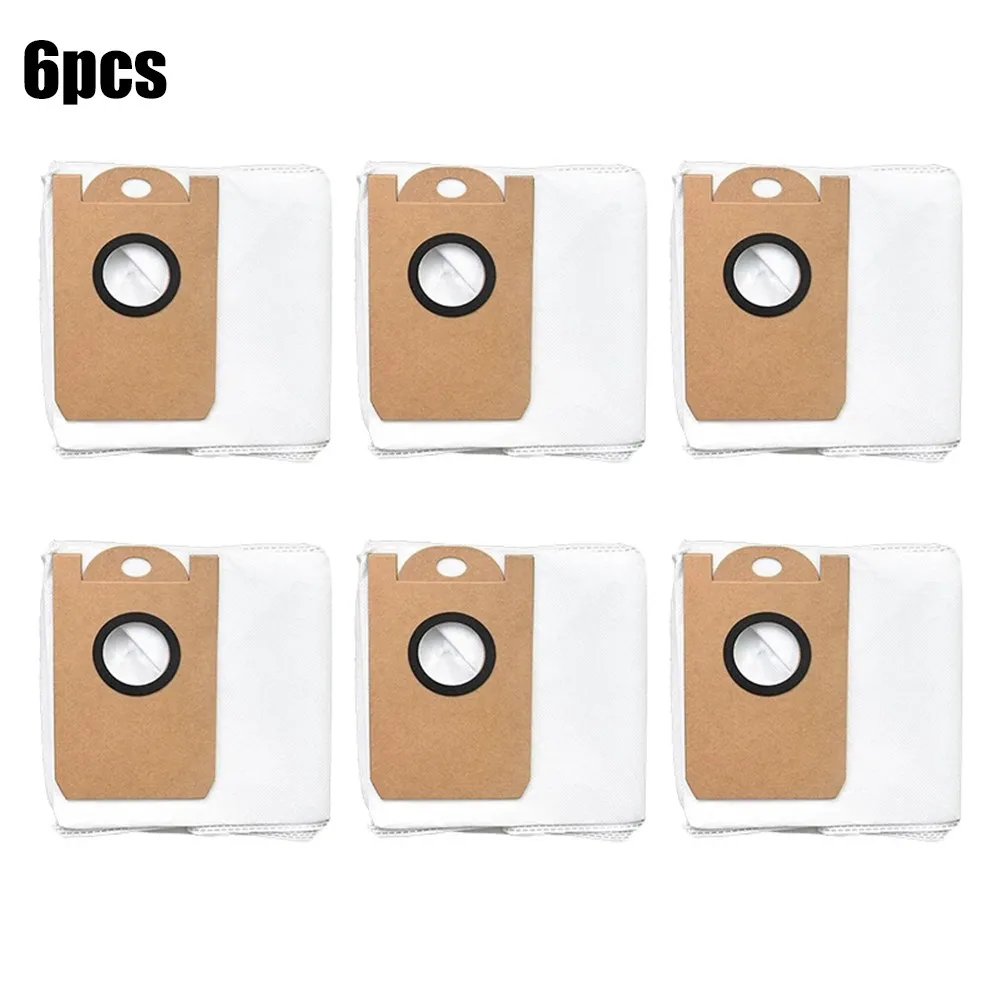 6x Dust Bags For Lenovo T1 Pro Robot Vacuum Cleaner Parts Robot Vacuum Part Household Sweeper Cleaning Tool Replacement Dust Bag