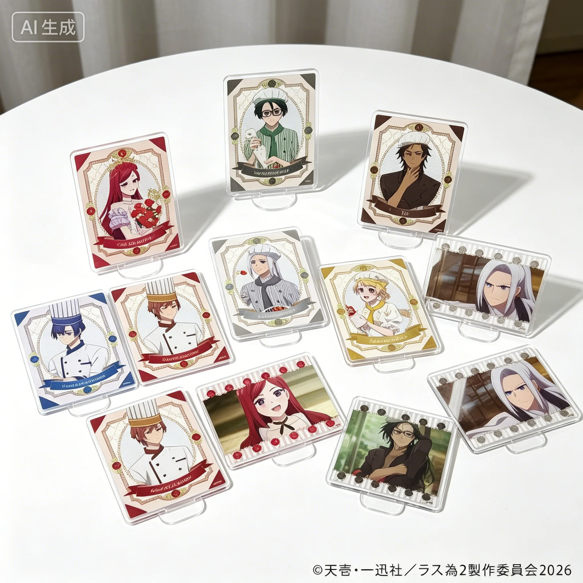 

Anime The Most Heretical Last Boss Queen: From Villainess to Savior Season 2 Pride Royal Ivy Acrylic Stand Model Plate Keychains