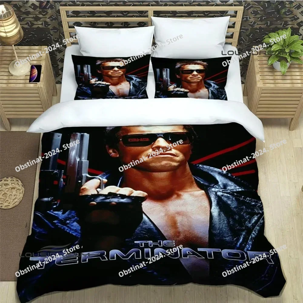 Schwarzenegger Terminator Bedding Sets exquisite bed supplies set duvet cover bed comforter set bedding set luxury birthday gift