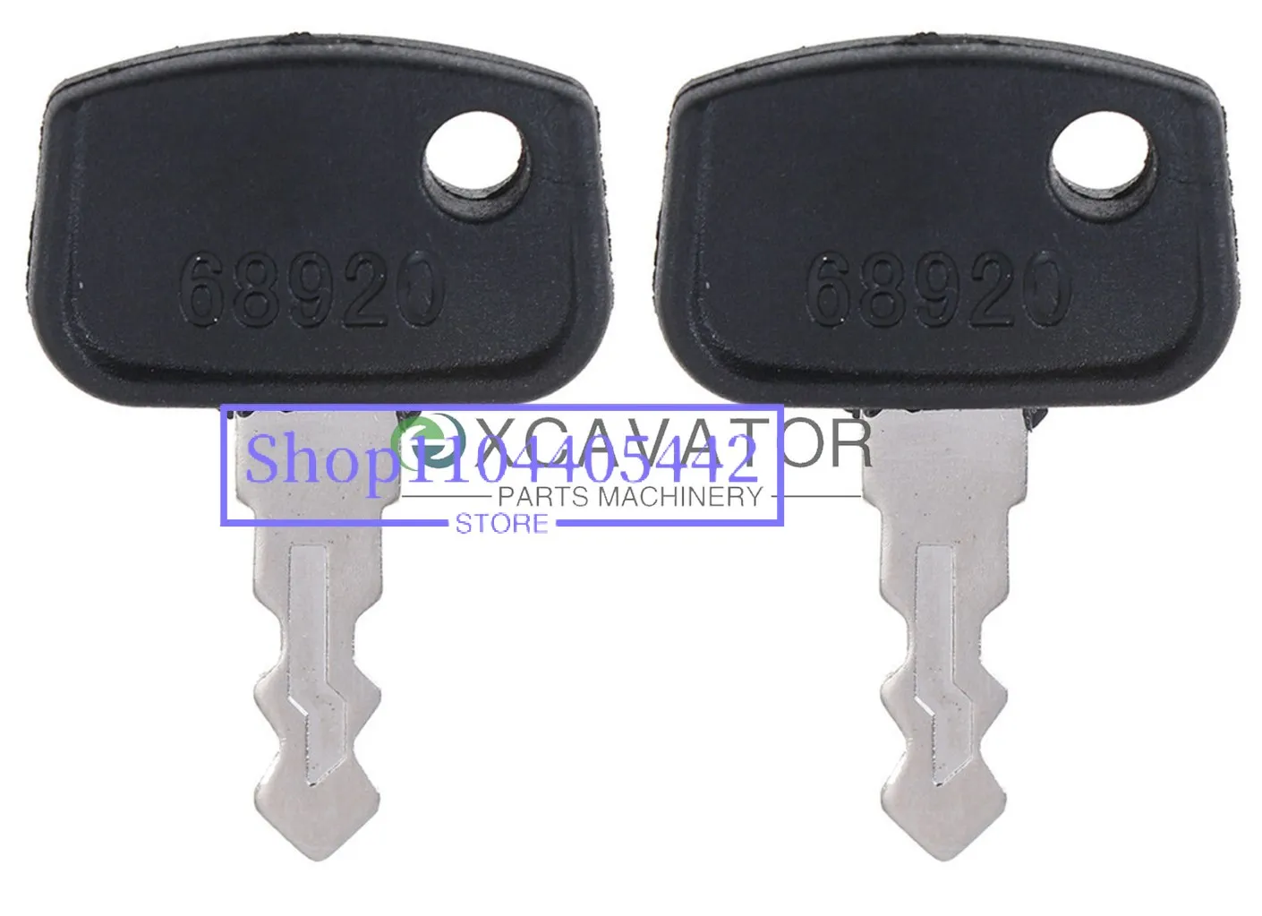 2pc Ignition Key 68920 for Kubota RTV, B,BX, F, GR, ZD, RTV500, RTV900 Series