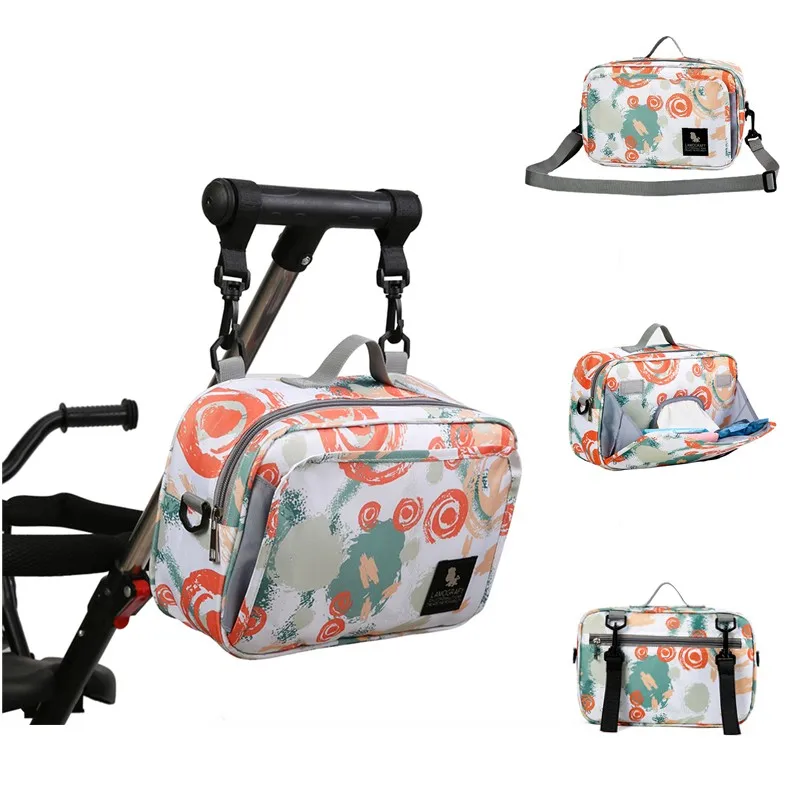 Mommy bag stroller storage bag multi-function bag baby supplies large-capacity backpack diaper bag travel outing women's bag