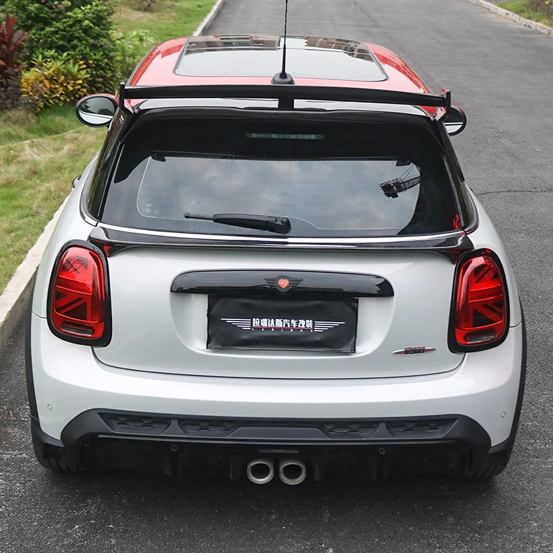 Carbon Fiber Rear Center Spoiler For MINI Cooper F56 2013-2024 Car Trunk Lid Tail Wing Splitter Body Kit Accessories