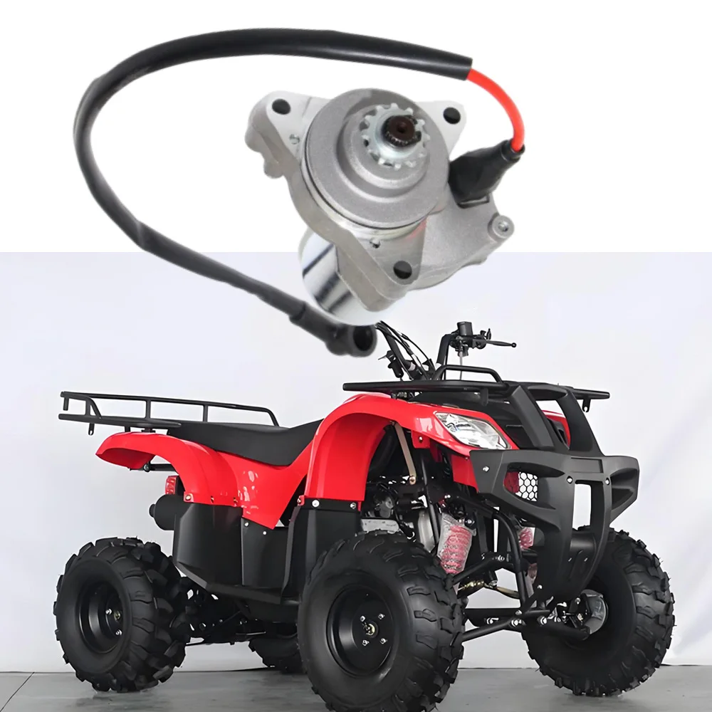 

3 Bolt Starter Motor for 50cc 70cc 90cc 110cc 4 Stroke Dirt Bikes ATV Quad Wheelers Go Karts Pit Bikes