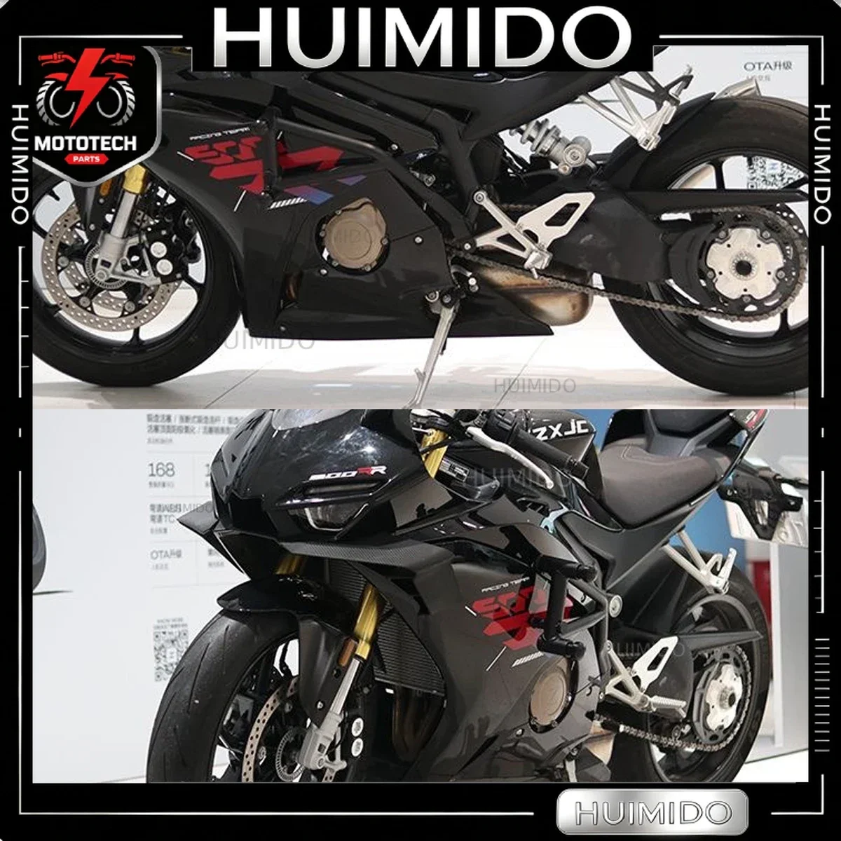 Fit For ZXMOTO ZXJC ZX500RR 500RR Motorcycle bumper spring anti fall competitive bumper engine bumper accessories