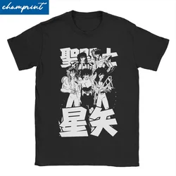 Men Women's Knights Of The Zodiac Japanese Anime T Shirts Saints Seiya Cotton Tops Short Sleeve Round Collar Tees T-Shirts