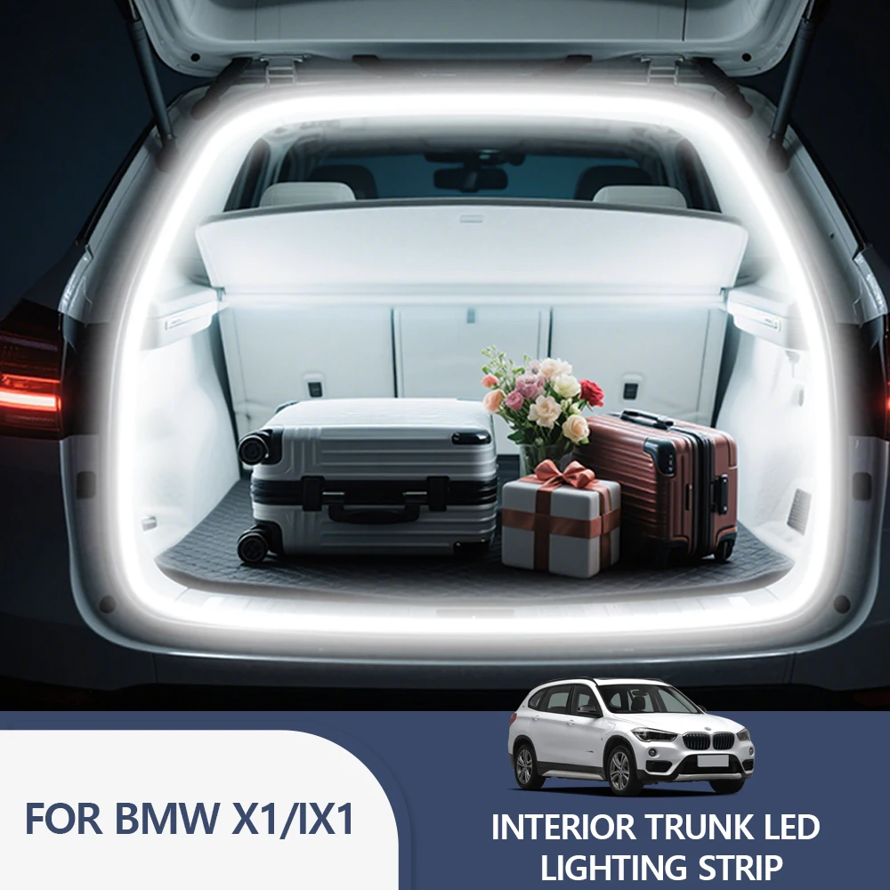 

FOR BMW X1/iX1 Rear Trunk LED Light Bar Strips Trunk Interior Decorative Lamp Strip Luggage Atmosphere Light