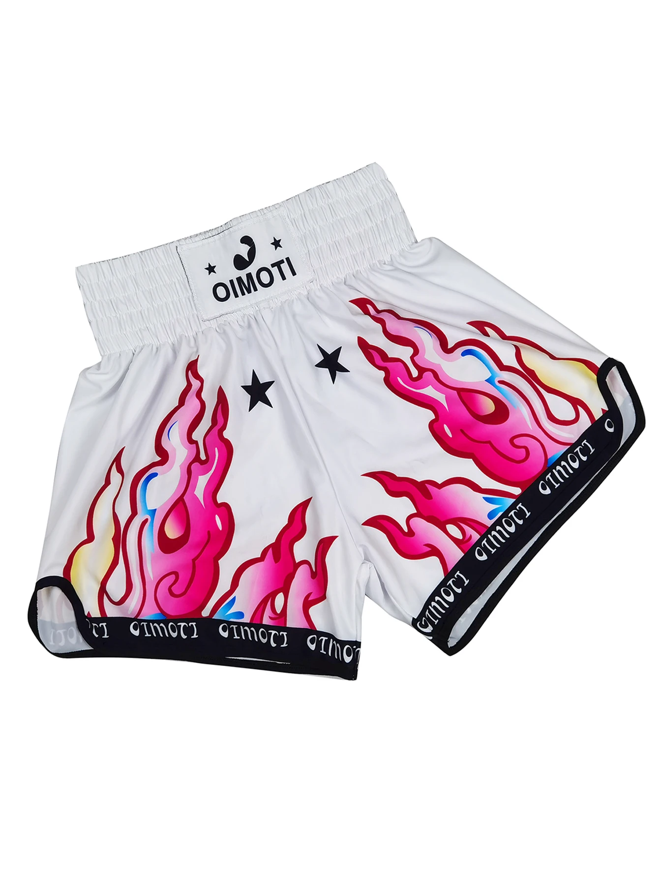 High-Waist Sports Shorts Boxing Fitness Shorts High-Elasticity Breathable Quick-Dry Fabric Sambo Jiu-Jitsu Training Shorts