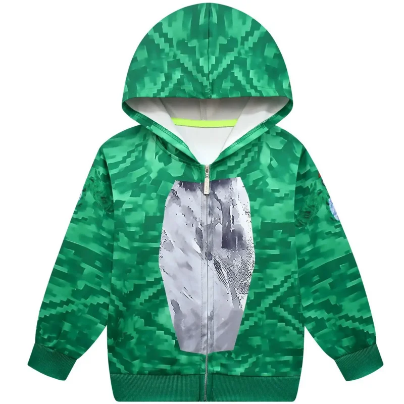 أنيمي تأثيري الأطفال القرد زي VR ألعاب الغوريلا العلامة صبي الفتيات البلوز هوديي السراويل دعوى الاطفال GorillaTag هالوين 72th