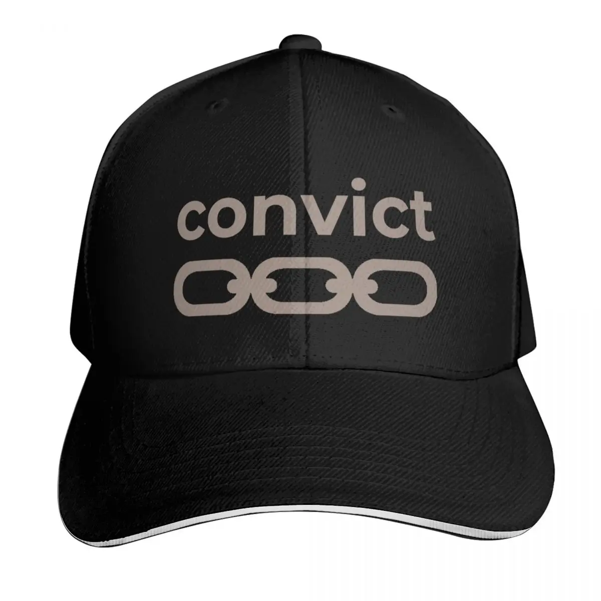 

Convict logo Baseball Cap Fashion Beach beach hat Hat Baseball Cap Snap Back Hat Girl Men's