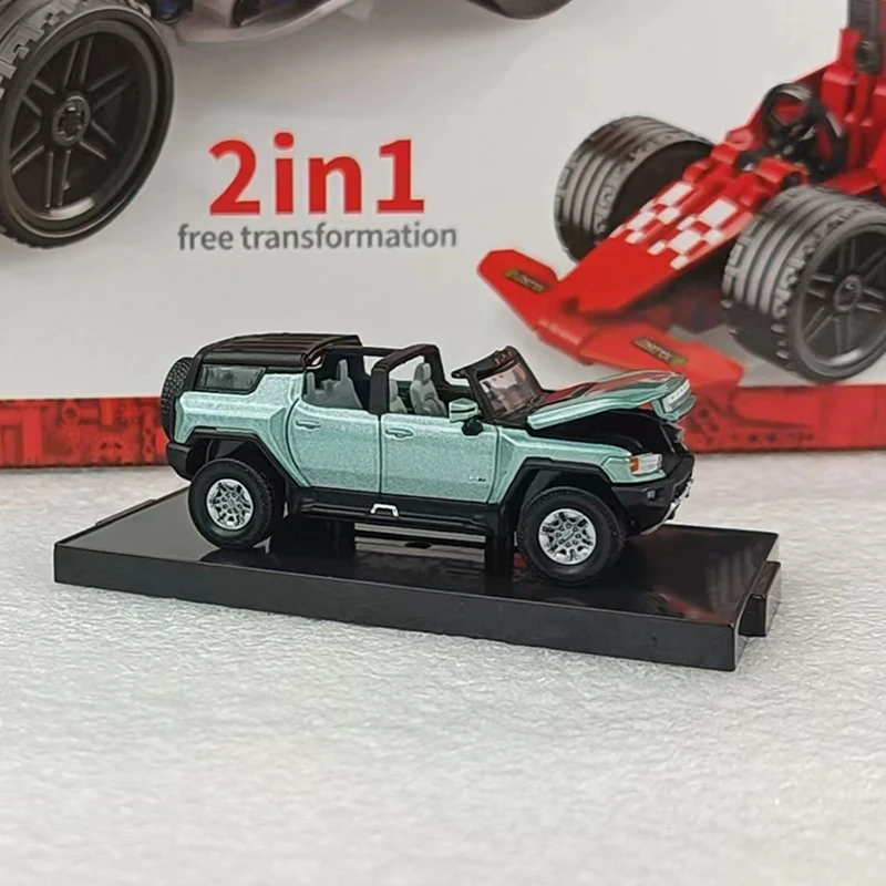 New Model Car 1/64 Scale HUMMER EV Special Edition Alloy Diecast Toys Classical Cars Model Vehicle Toy Collection Decoration