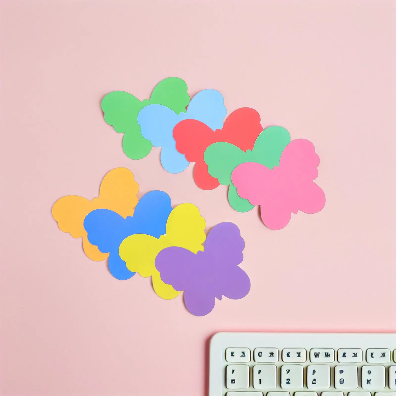 108 Pcs Paper Cutouts Schools Cartoon Bulletin Board Butterfly Party Supplies Classroom Decorations Cardboard Spring
