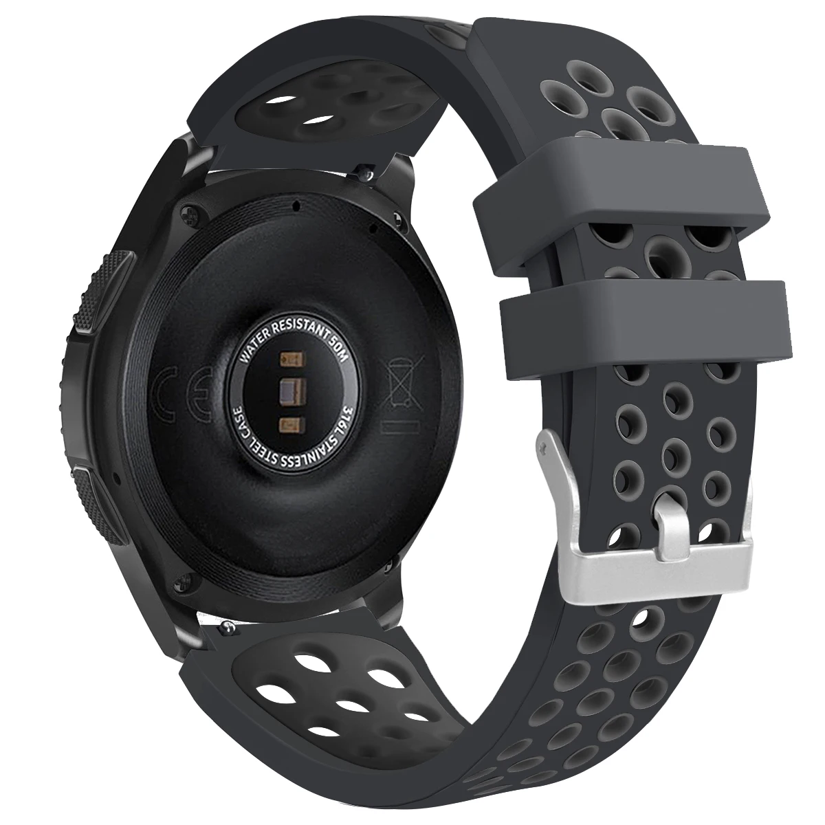 オリジナルバンド サムスン ギア S3 フロンティア/クラシック オリジナルストラップ サムスン ギャラクシーウォッチ 46mm ギャラクシーウォッチ 3 445mm バンド用