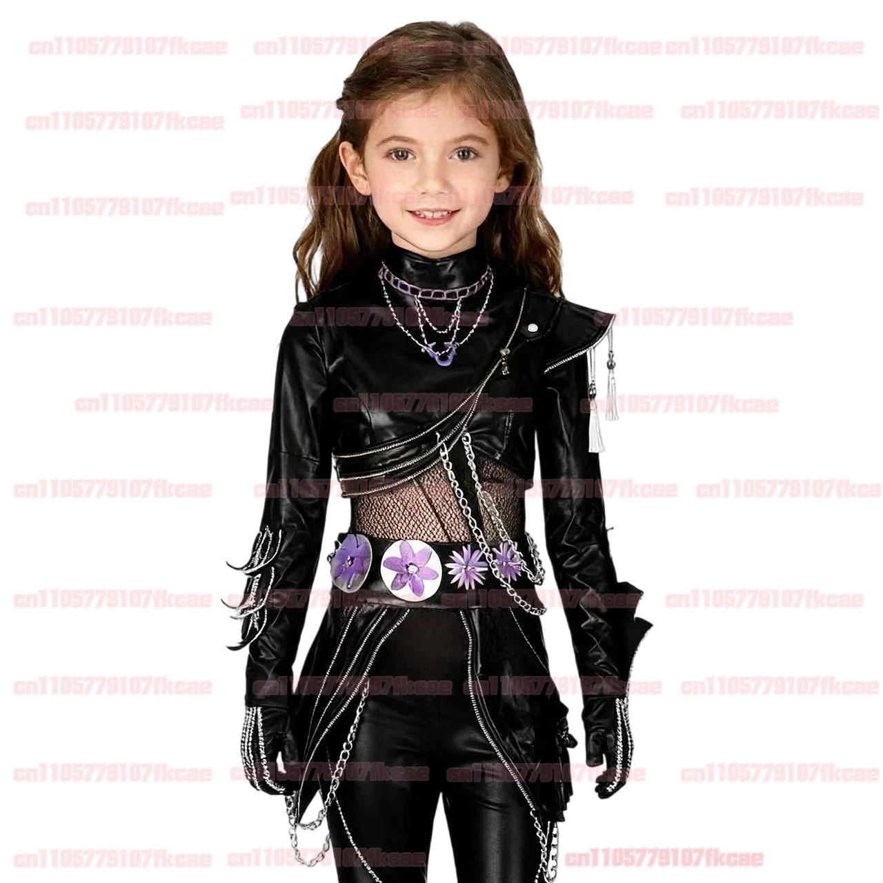 여성 루미 케이팝 코스프레 판타지아 의상 2025 만화 악마 사냥꾼 변장 여성 소녀 롤플레이 할로윈 카니발 의상