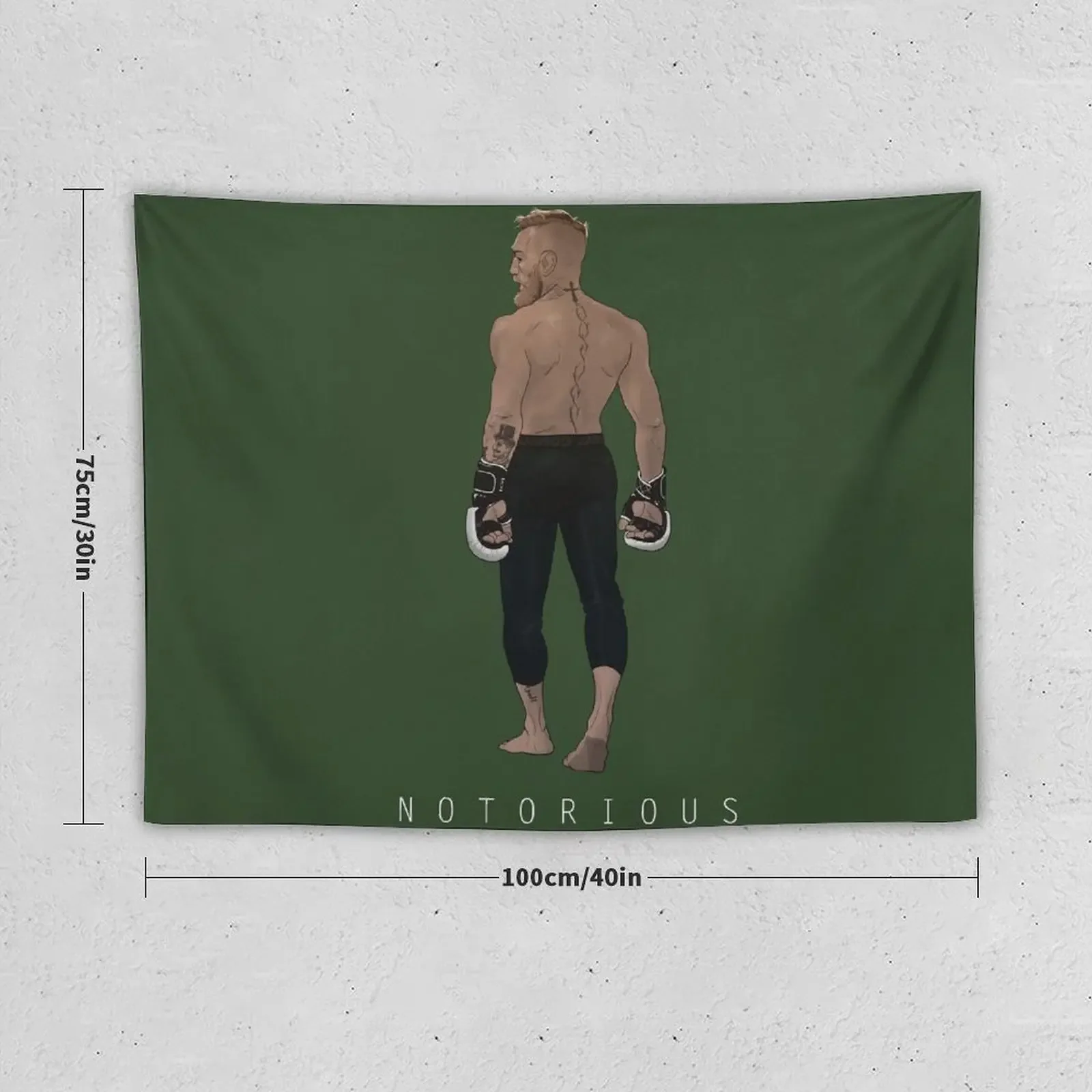 CONOR MCGREGOR - NOTORIOUS Tapestry Aesthetics For Room House Decor Tapestry