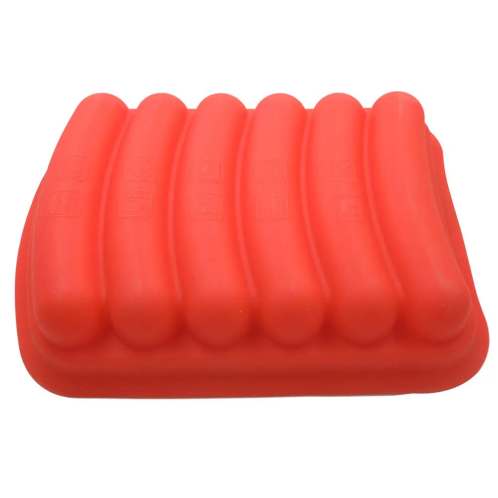 

Random Color Creative Silicone Sausage Mold Safe and Dust Resistant for Home DIY Sausage Mould Hot Dog Ham Accessories