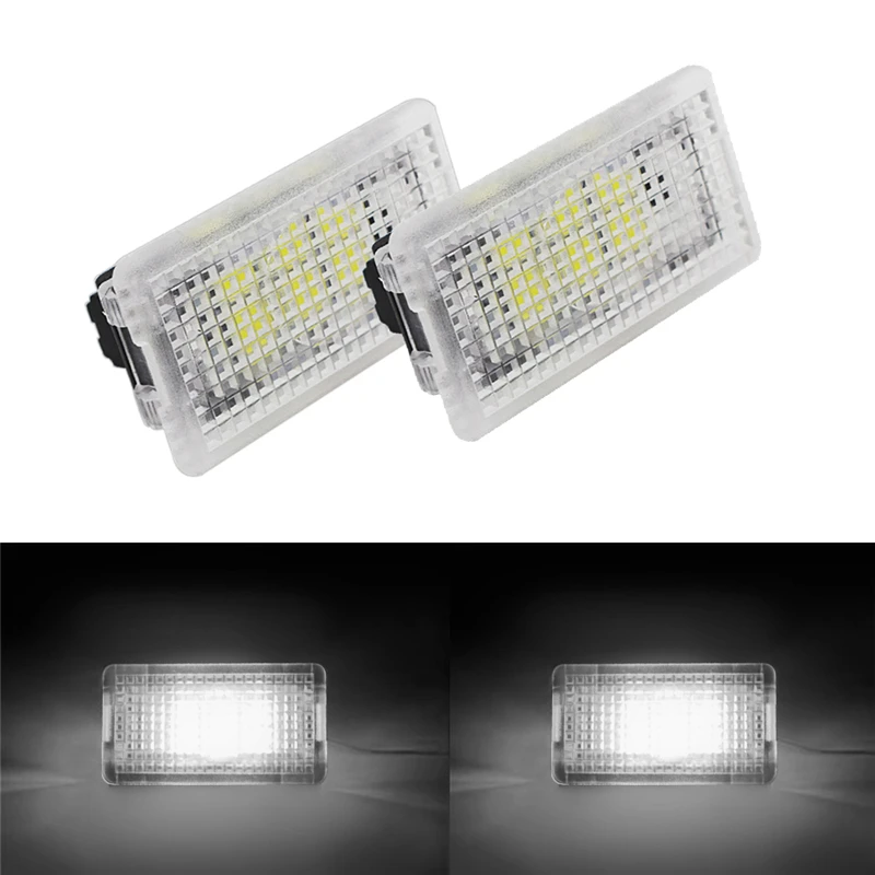 2PCS LED Interior Lights Trunk Area Light Foot Area Floor Light Side Door Courtesy Light For for Tesla Model 3 S X Y