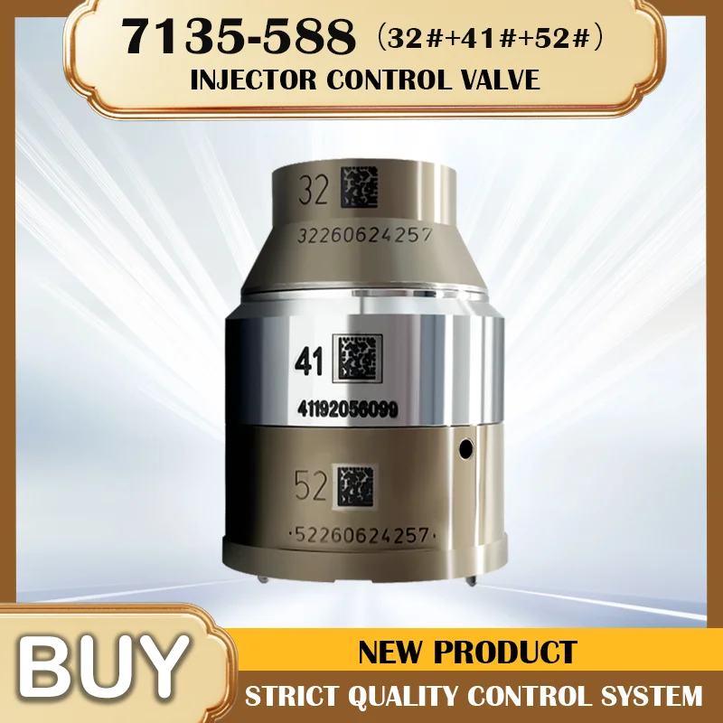7135-588 Injector Control Valve (32#Valve+41#Valve+52#Valve) New Diesel Engine Injector Part Compatible For Volvo 'LH1727
