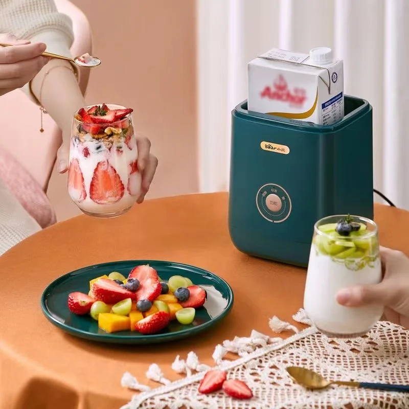 Медведица автоматический йогурт производитель мини лебен йогурт ферментер кубок DIY йогурт машина контейнер портативная кухонная техника 220V