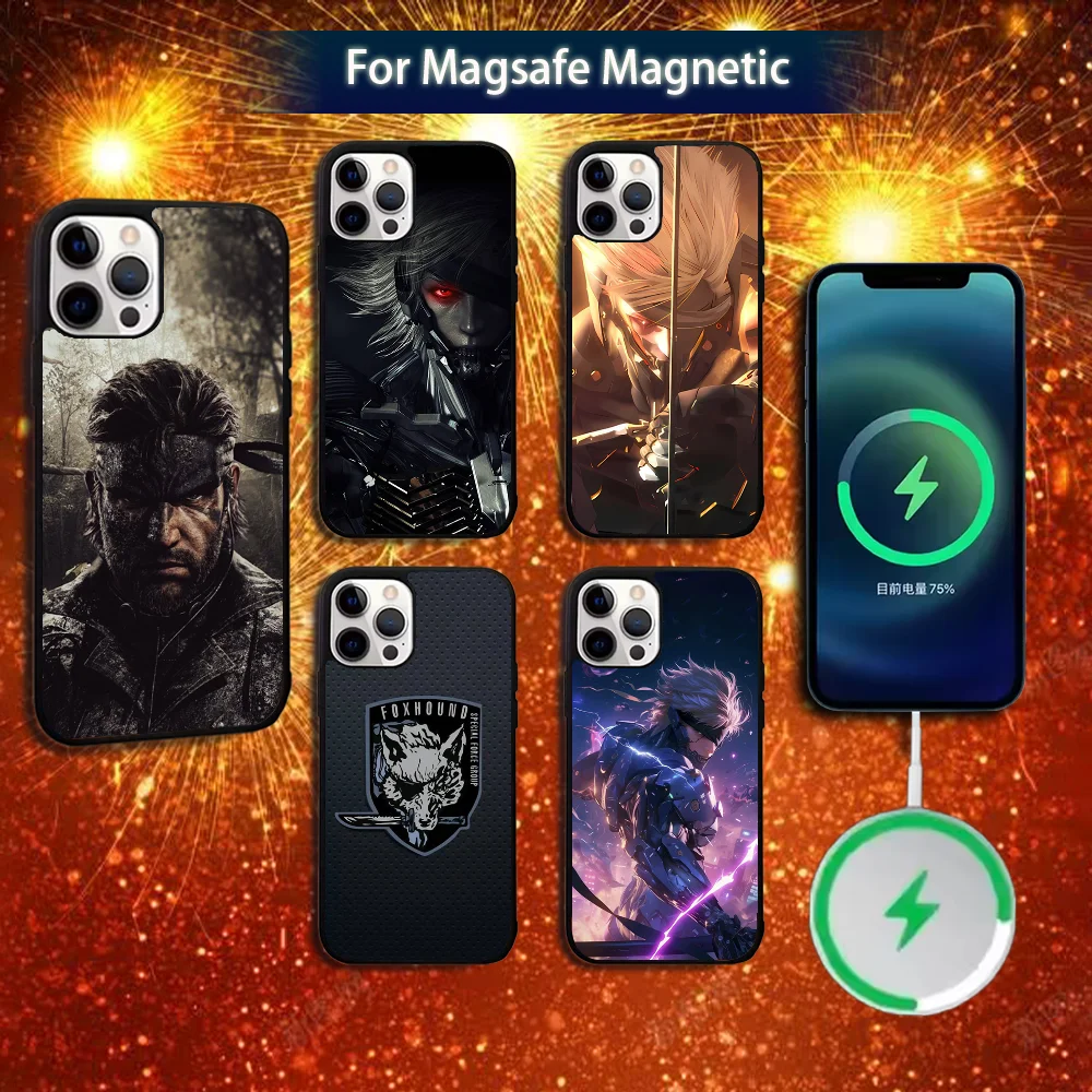 

Game Metal Gear Solid Phone Case For iPhone 16e,16,15,14,13,12,11,Plus,Pro,Max,Mini Magsafe Magnetic Wireless Charging