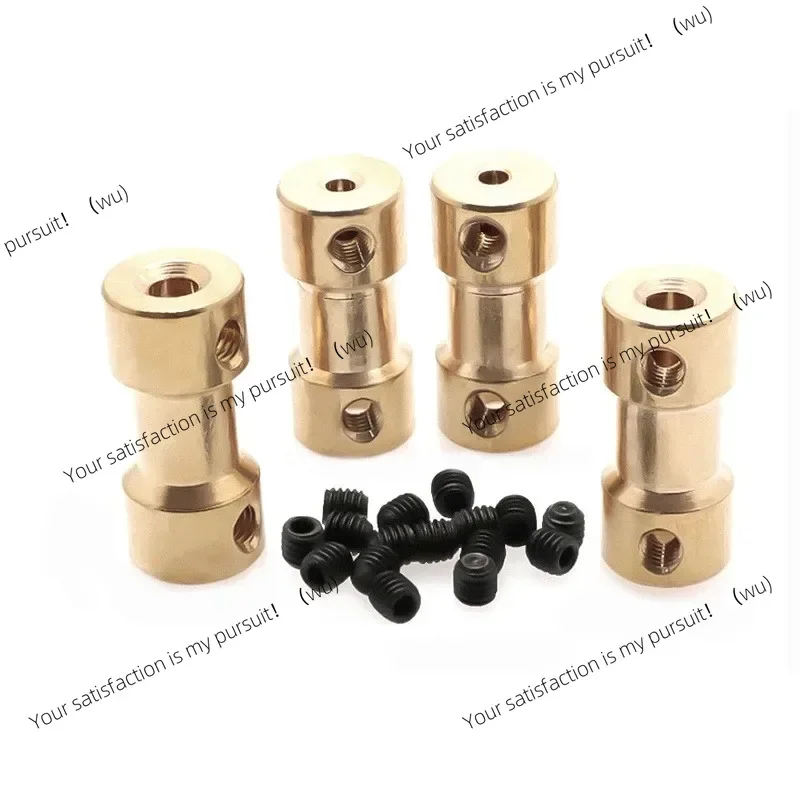 2/2.3/3/3.17/4/5/6mm Motor Shaft Coupling Coupler Connector Sleeve Adapter Brass Transmission Joint For RC Boat Car Airplane
