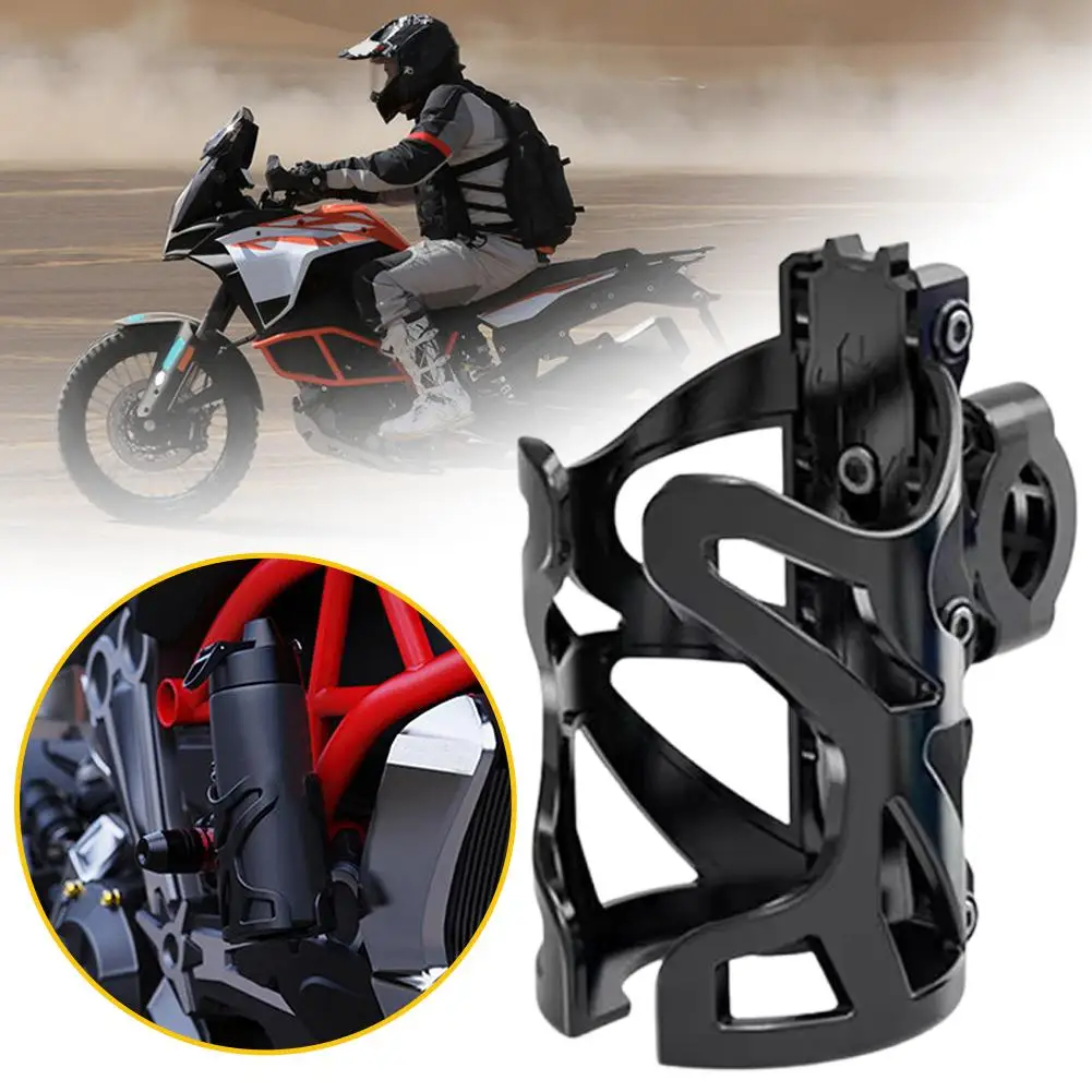 Motorcycle Universal Drink Holder Bike Water Cup Bottle Holder Plastic Handlebar Bottle Cage Bottle Holder Water Accessorie C8O4