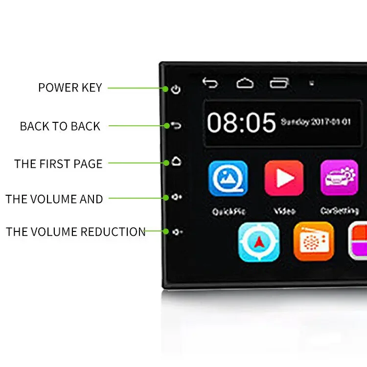 Touch Screen Car Player Stereo Multimedia System Made In China For Vehicle Audio