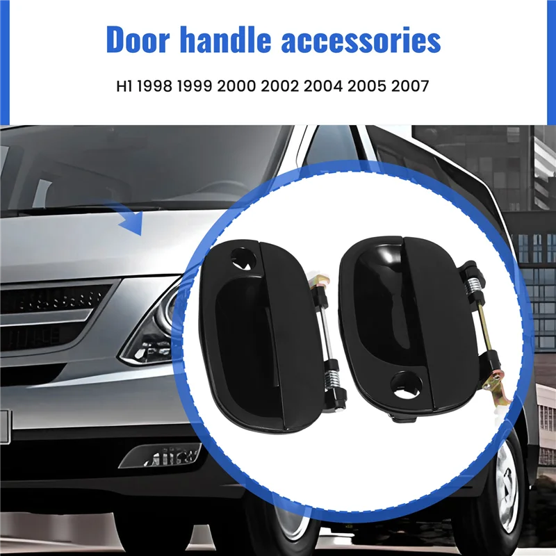 مقبض الباب الخارجي للسيارة مناسب لشركة Hyundai Starex H1 1998 1999 2000 2002 2004 2005 2007