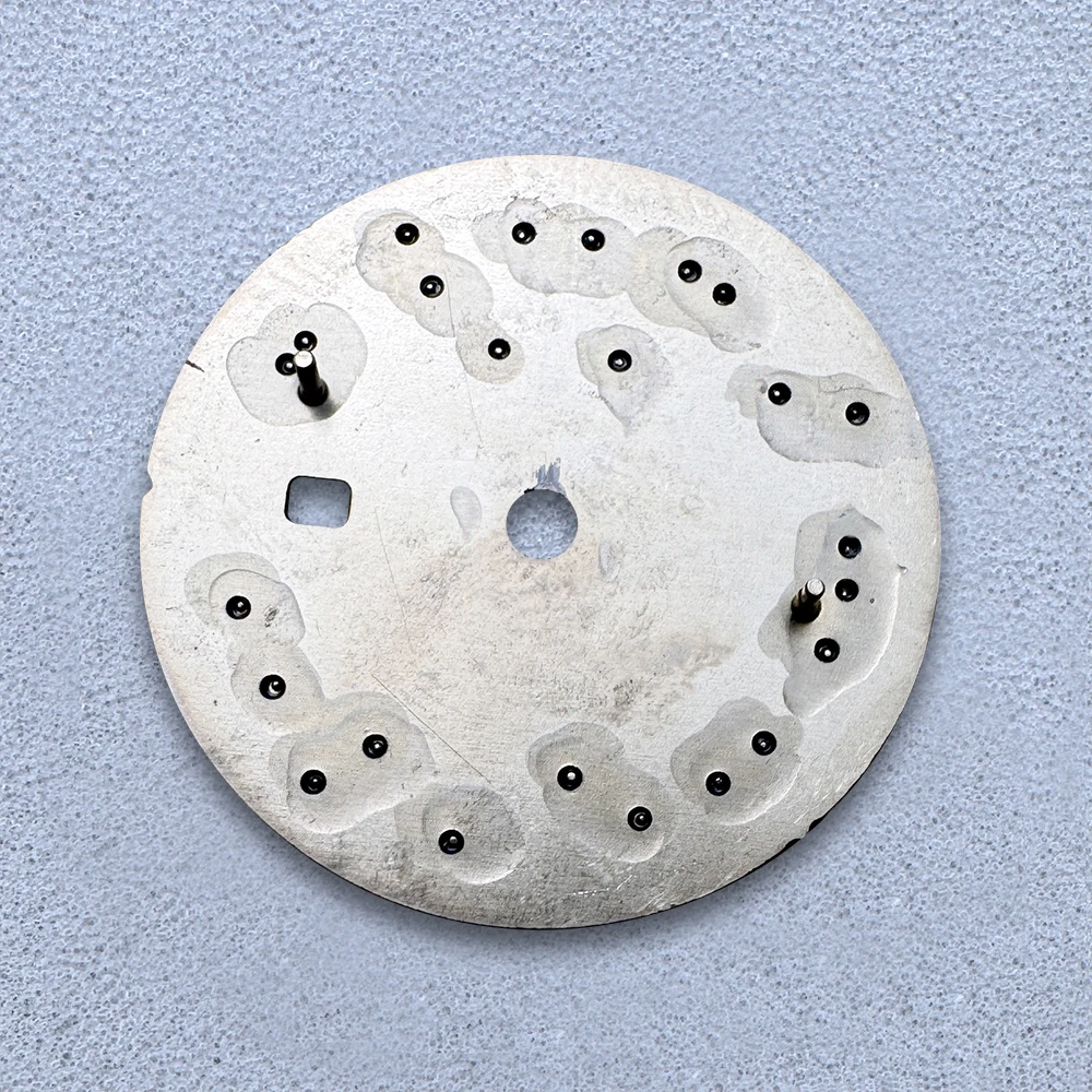 24.5mm S Logo Rome Diamond Dial Fit NH05 Japanese Movement High-Quality Sunburst Ladies' Watch Modified Accessories