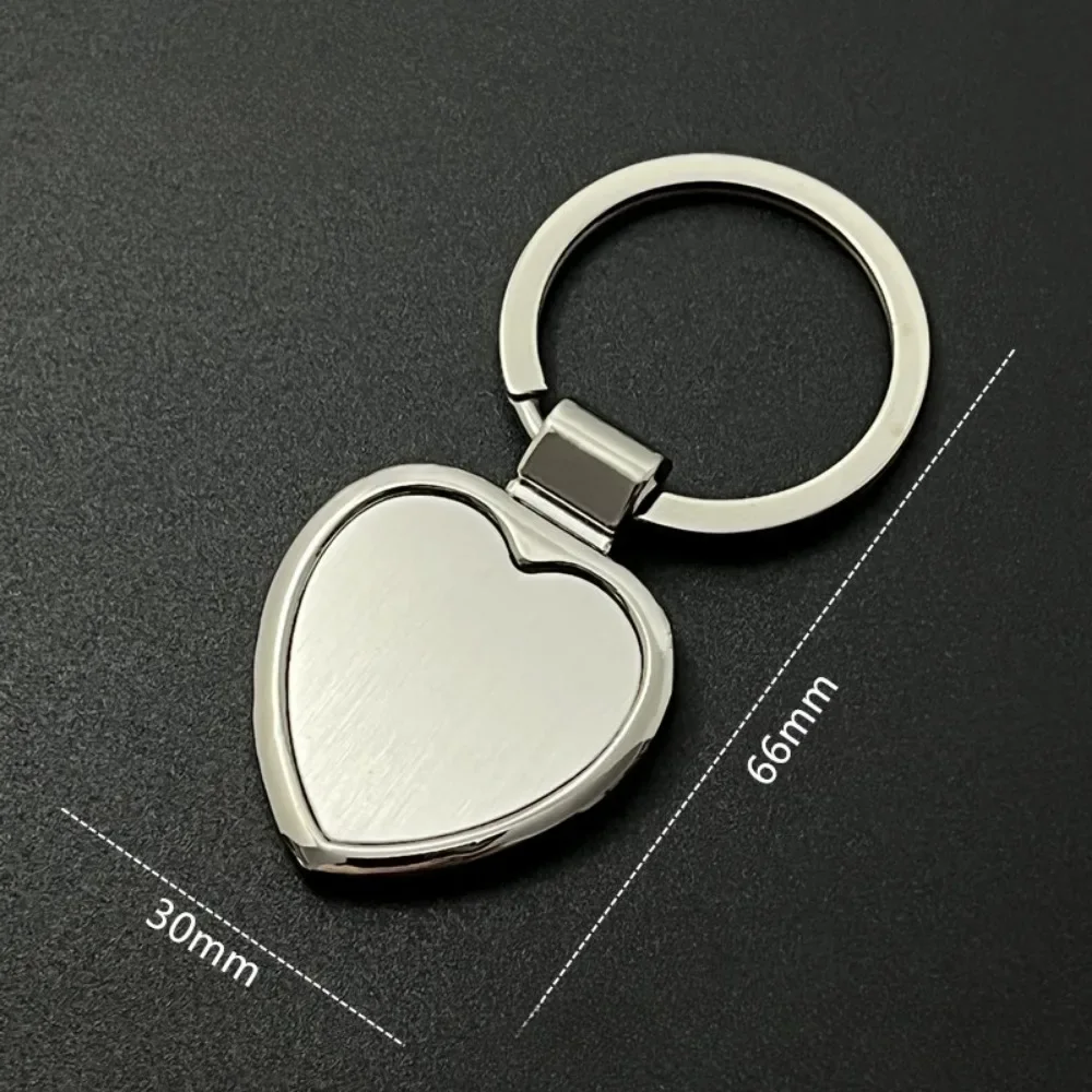 Custom Name Couple Keychain Anniversary Gift for Boyfriend Him Her Stainless Steel Key Ring Laser Engraved Sided Text Keyring