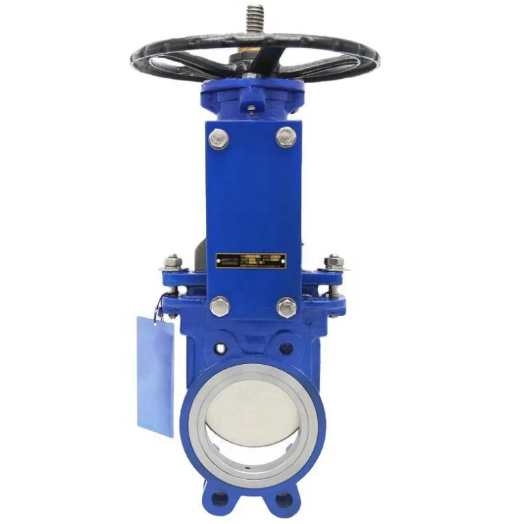 PN10 PN16 Ductile Iron Slurry Wafer Manual Knife Gate Valves