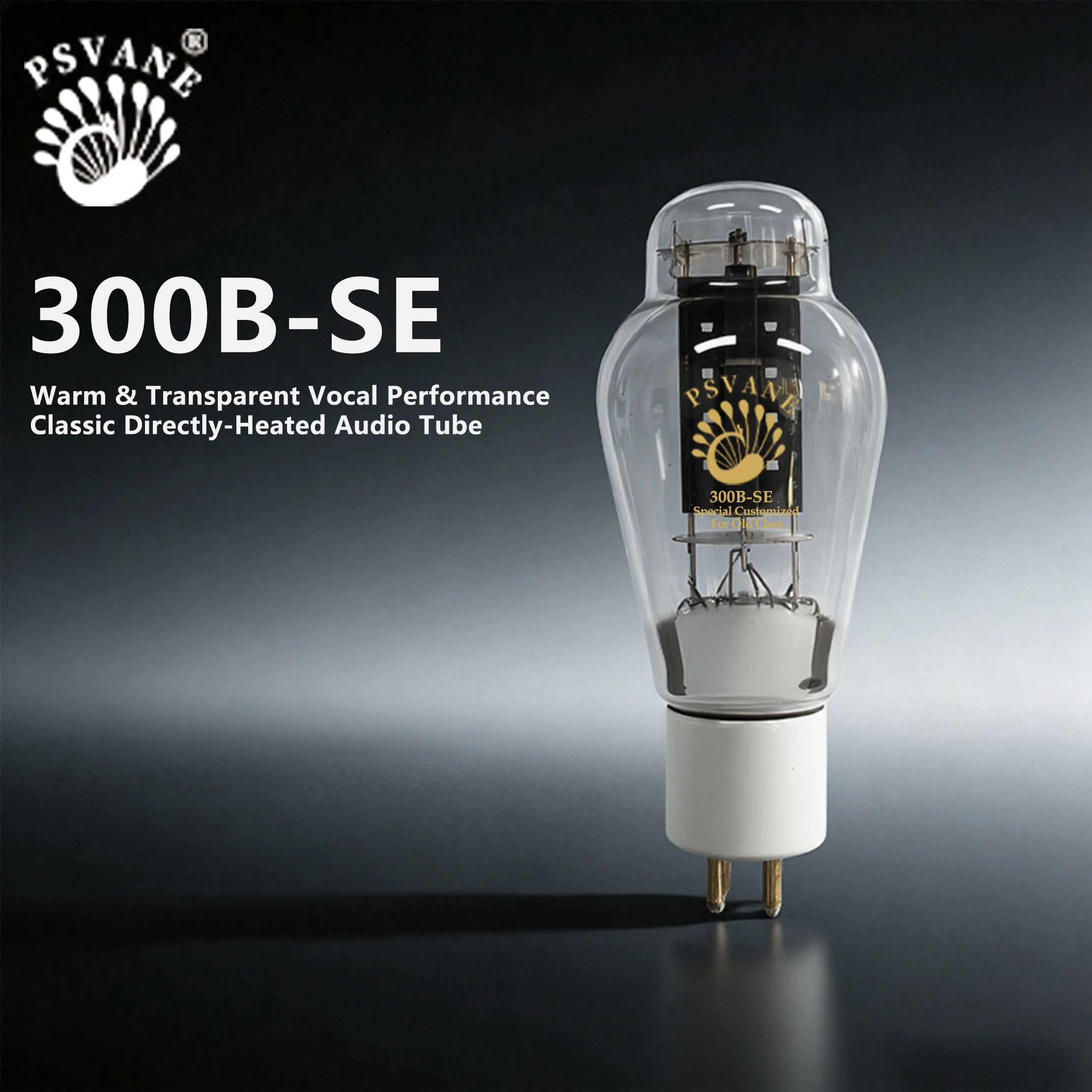 PSVANE/OLDCHEN 300B-SE Vacuum Tube, Replacement for 300B / 300B-N / 300B-PT / 300B-Z, High-Fidelity Audio Tube Amplifier