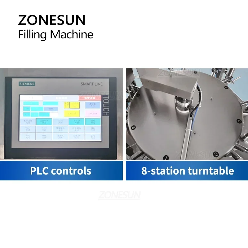 ZONESUN Macchina imballatrice automatica per granuli Doypack Macchina confezionatrice per particelle di grano per alimenti per animali domestici ZS-GB200