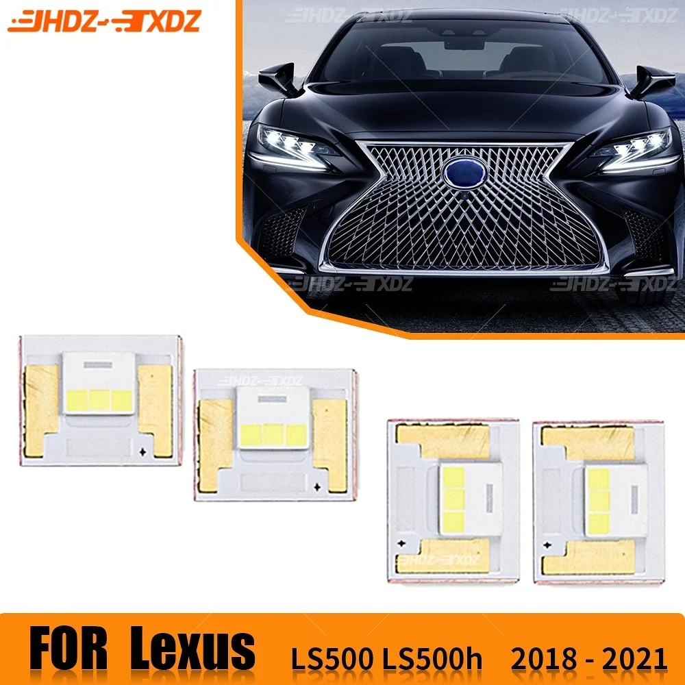 

White DRL Boards Lightsource For Lexus LS500 LS500h 2018-2021 Adaptive LED Headlight Daytime Running Light Chips Module
