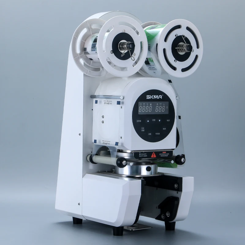 

CE Automatic Sealing Machine Portable Bubble Tea Sealer Machine Plastic Cup Sealing Machine