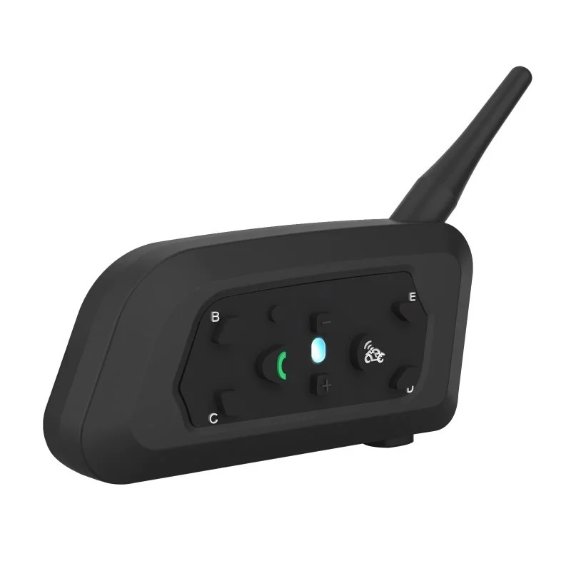 Motorcycle Helmet Bluetooth Intercom 1200M Distance 6 Riders Group Intercom Wireless Headset For Motorbike Riding Trip