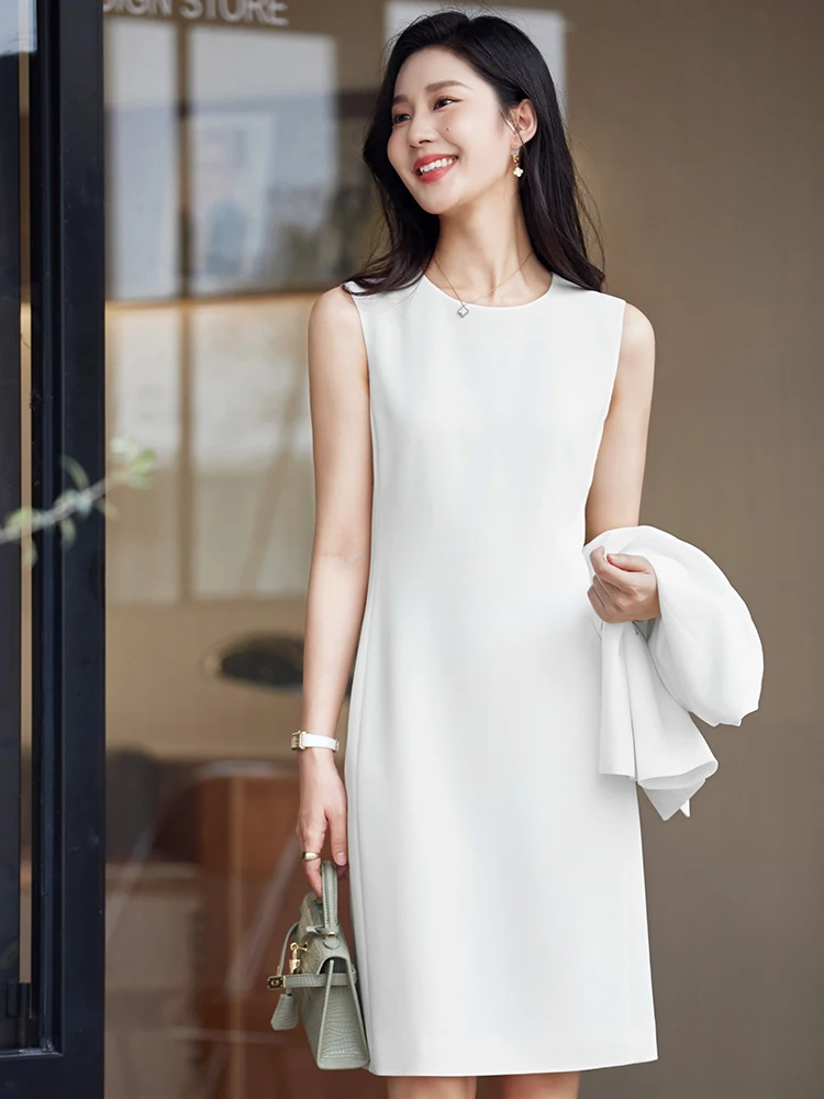 

Diisia Summer New Sle Slim Fit Acetate Suit Jaet Dr Women's High-End Top V-Ne Long Sve Color