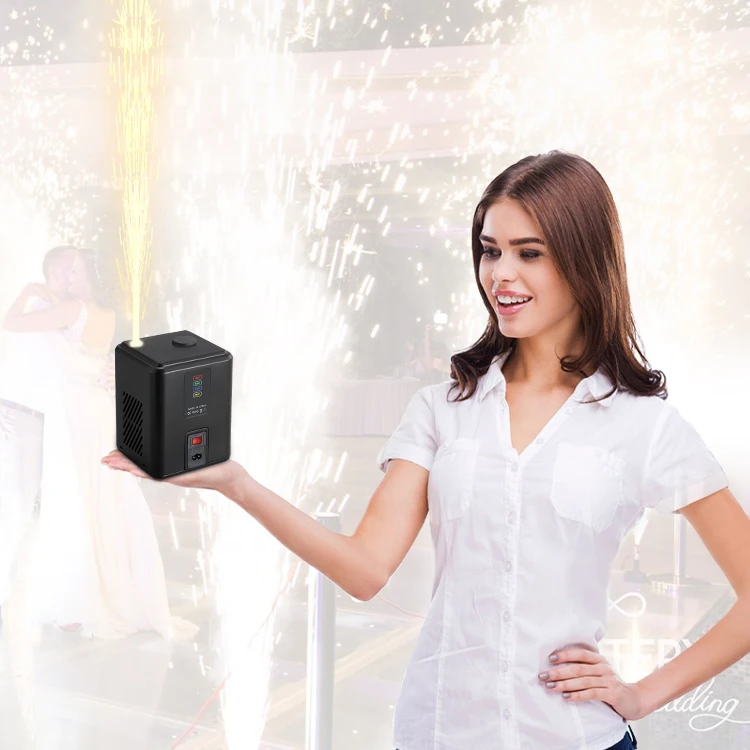 

Мини-генератор холодных искр 350 Вт, 3 метра, для вечеринок, свадеб и мероприятий