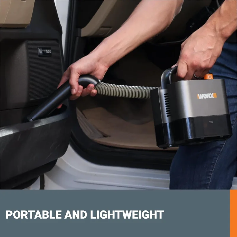 WORX WX030L 20V Power Share Cordless Cube Vac Aspirador compacto, preto