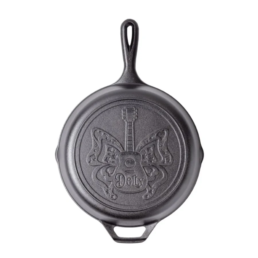 Sartén de Hierro Fundido Dolly Parton x Cast Iron 10.25Seasoned Skillet Butterfly