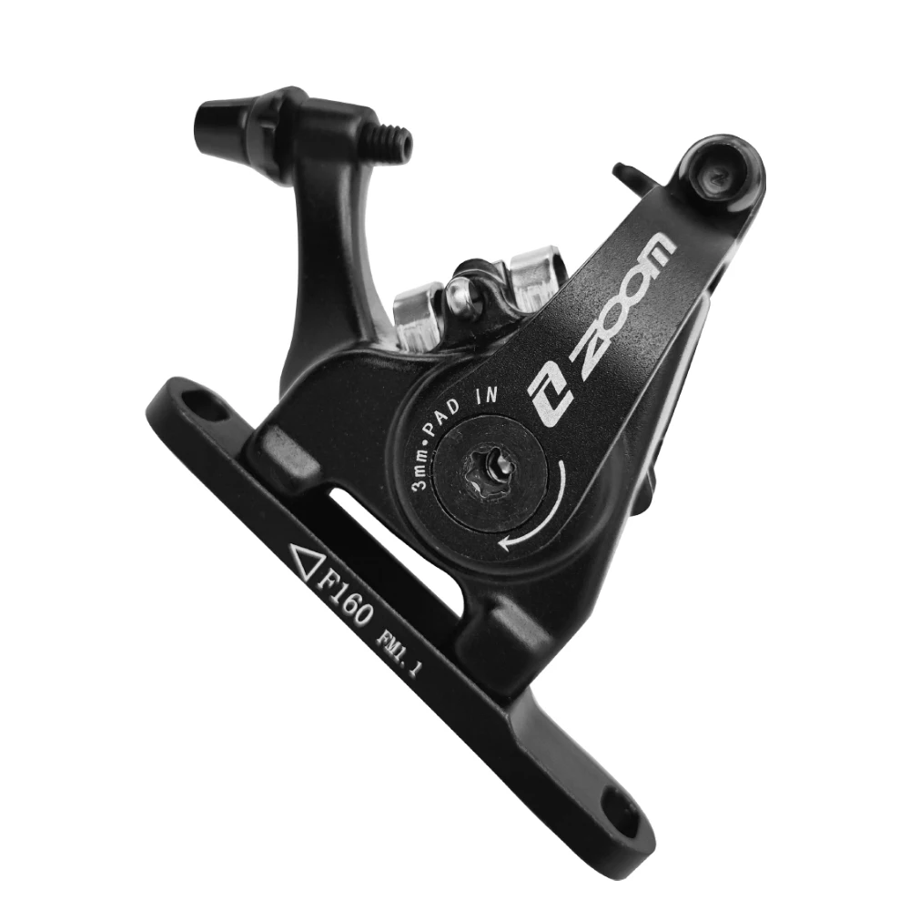 ZOOM HB700 Road Disc Brake Gravel Bike Mechanical disc Flat Mount Caliper Double Piston Bilateral Drive MD-C550 140 160mm