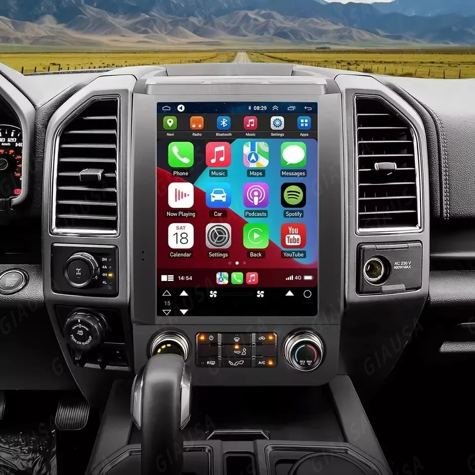 Android14 راديو السيارة لفورد F150 2016-2021 السيارات الوسائط المتعددة شاشة تعمل باللمس Carplay السيارات بلوتوث 4G واي فاي DSP لتحديد المواقع والملاحة #6