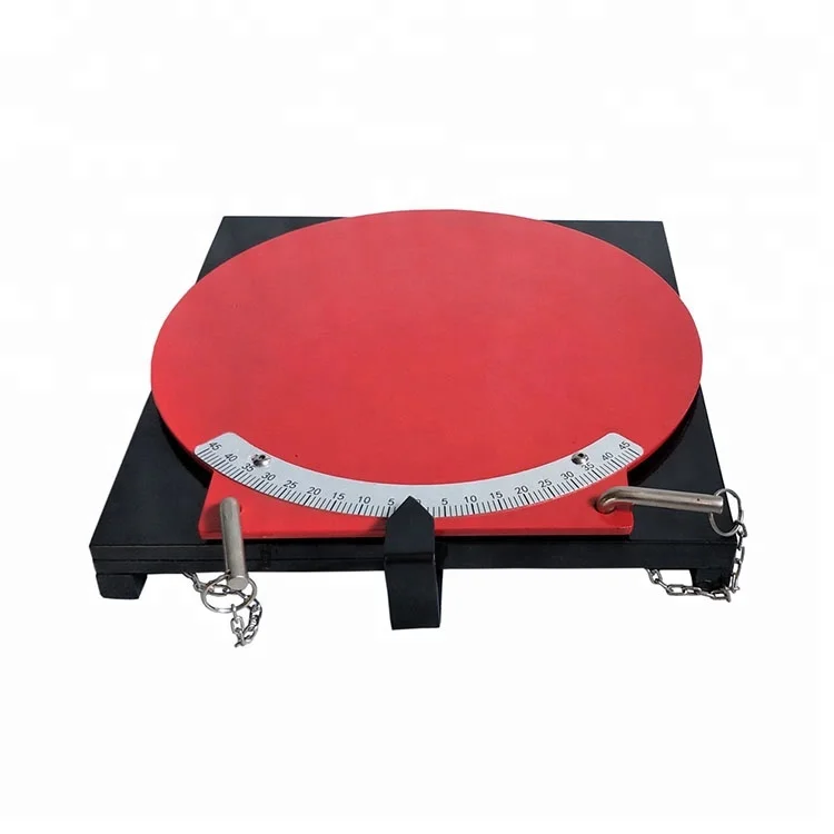 Vehicle tools 2 Ton Steel Wheel Alignment Turn Plates Table used together with 3D Wheel Alignment equipment machine