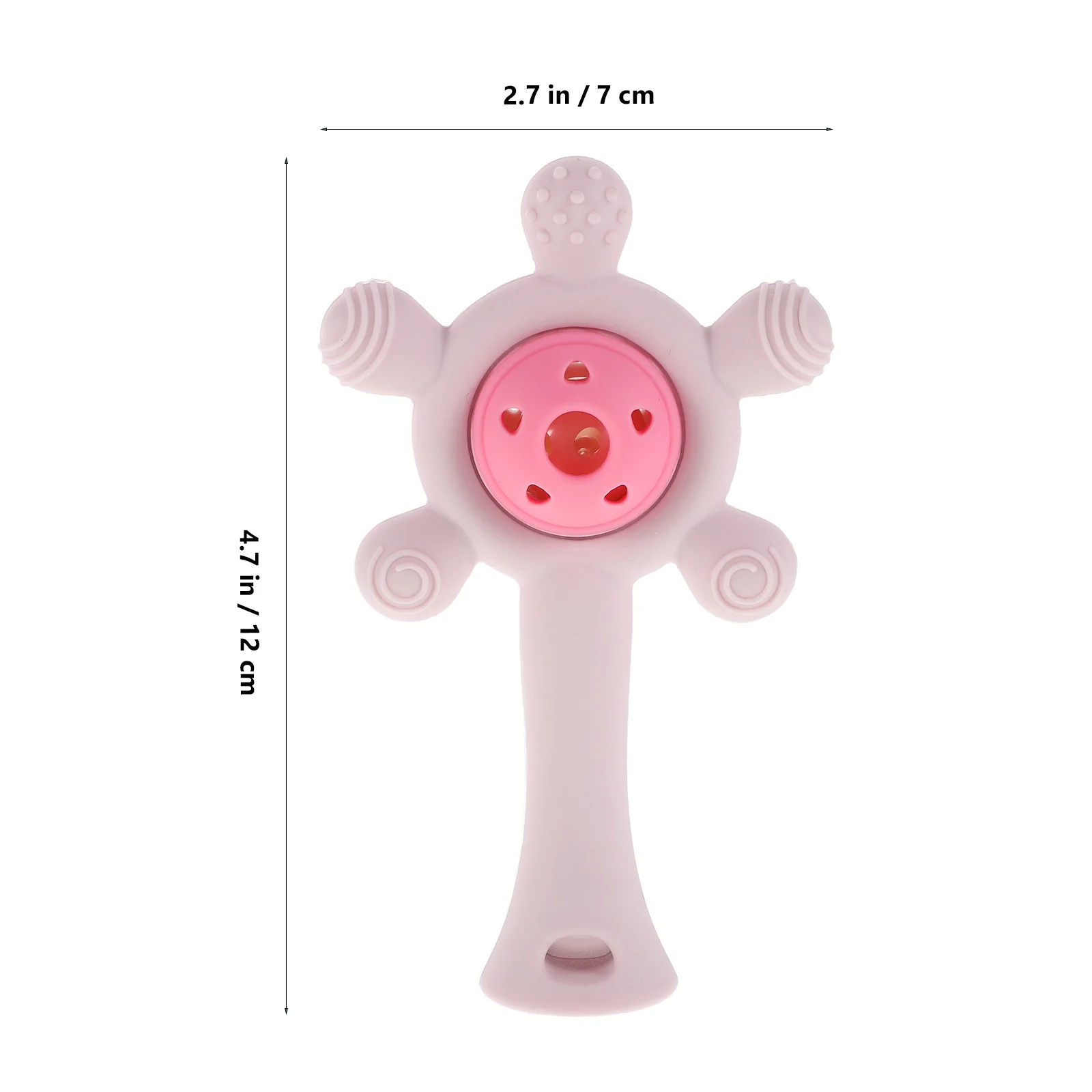 1 stks Baby Bijtring Zachte Siliconen Baby Bijtring Met Rammelaar Voor Rustgevend Tandvlees Reuzenrad Ontwerp Voor Zintuiglijke Stimulatie -