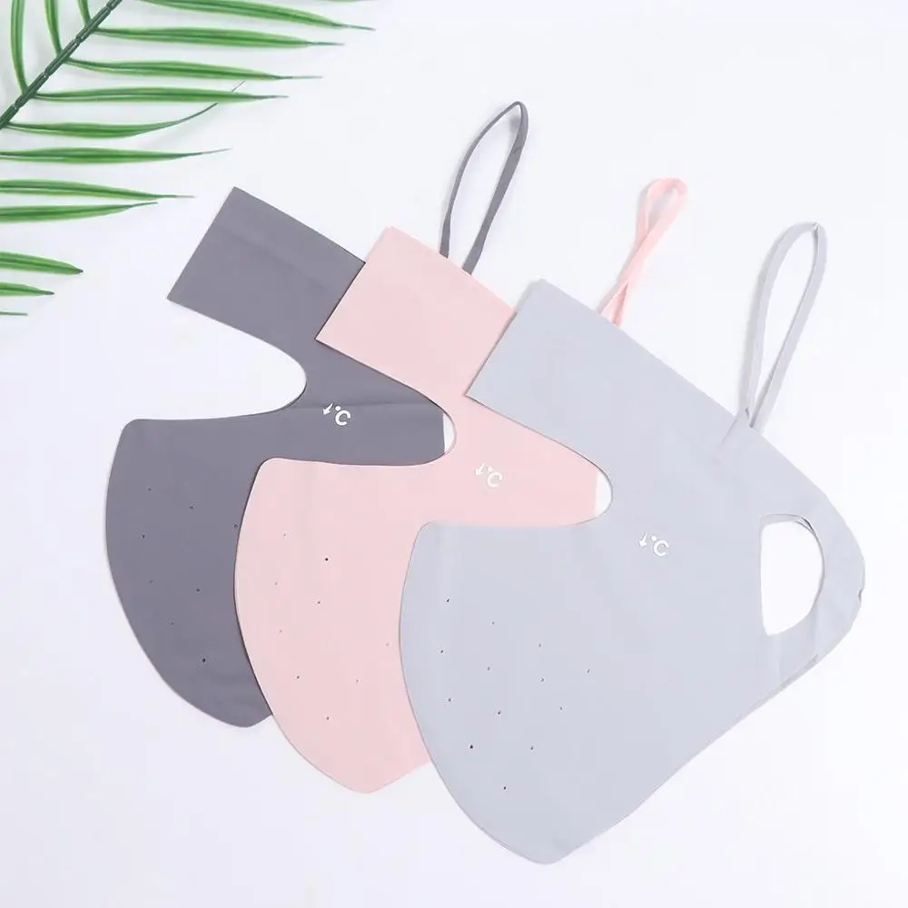 

Anti-UV Ice Silk Sunscreen Mask Eye Corner Protection Outdoor Face Shield Face Gini Mask Sun Protection Sunscreen Veil