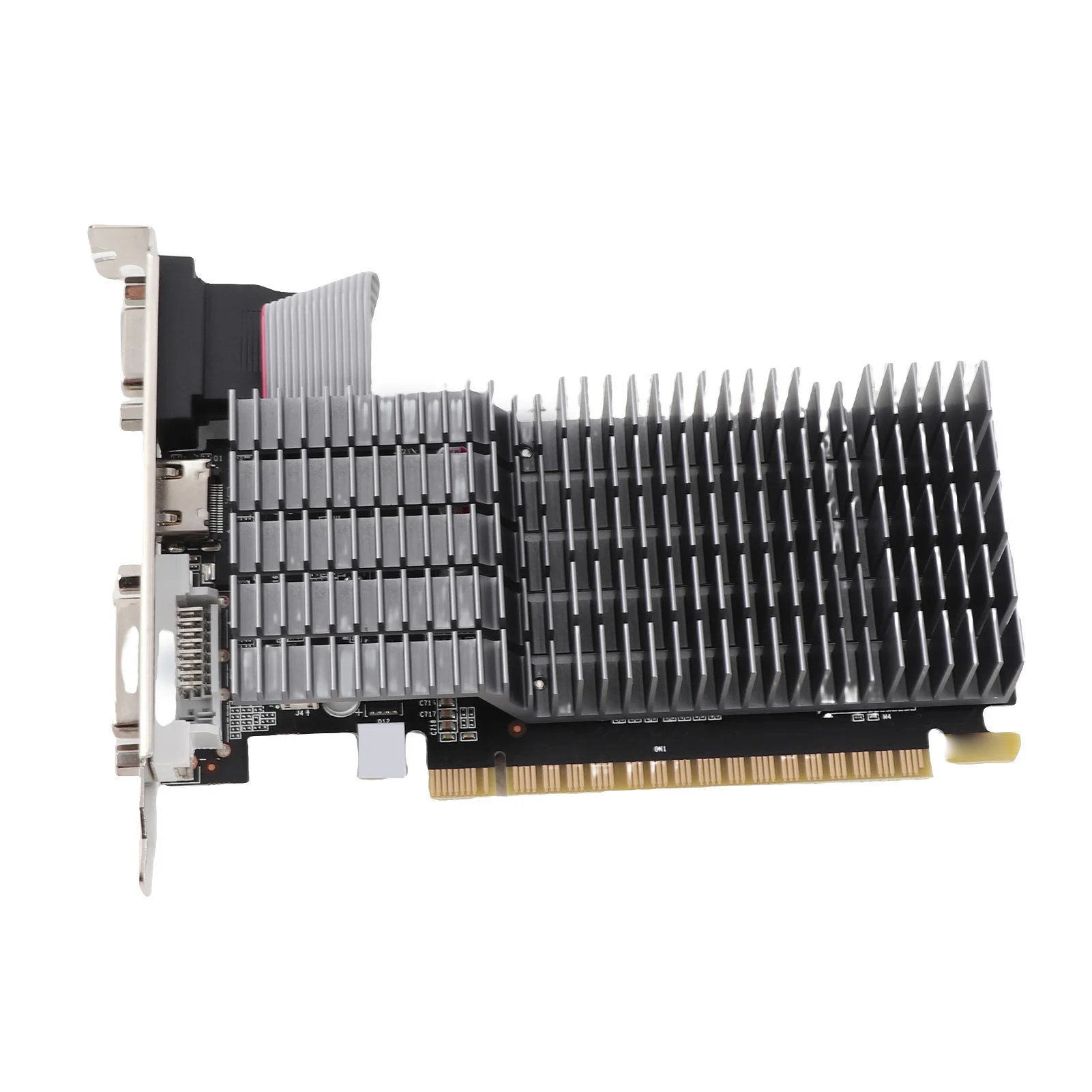 Graphics Card PCI Express X16 2.0 Quiet  HD Multimedia Interface Computer Graphics Card GT710 4G GDDR3 for Desktop PC