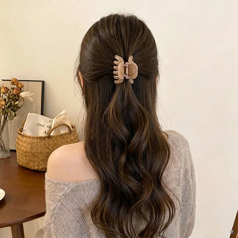 Elegante, hochwertige, solide kleine Kürbis-Haarspange für Damen und Mädchen, süße Haarspange, Haarklammer, modische Haaraccessoires – Detail 2