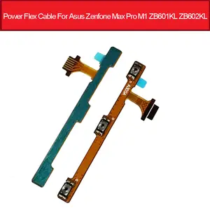 Bilashmart On Off Power Volume Button Flex Cable Asus ZenFone Max Pro (M1) ZB601KL ZB602KL Power Volume Switch Flex Ribbon Parts