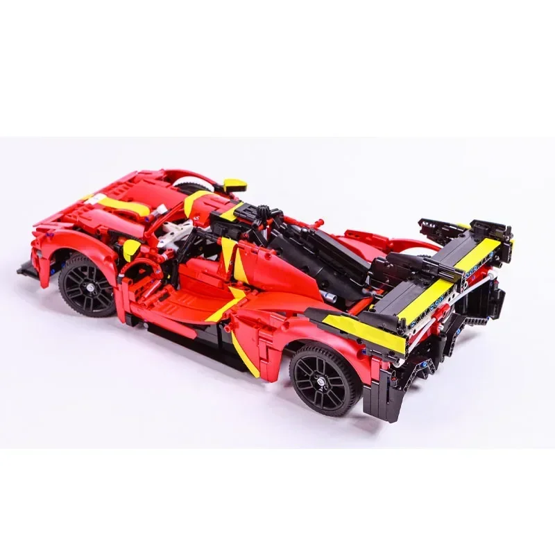 MOC-156345 novo 499p hypercar montagem costura blocos de construção modelo 1544 peças do carro blocos de construção crianças brinquedo aniversário presente