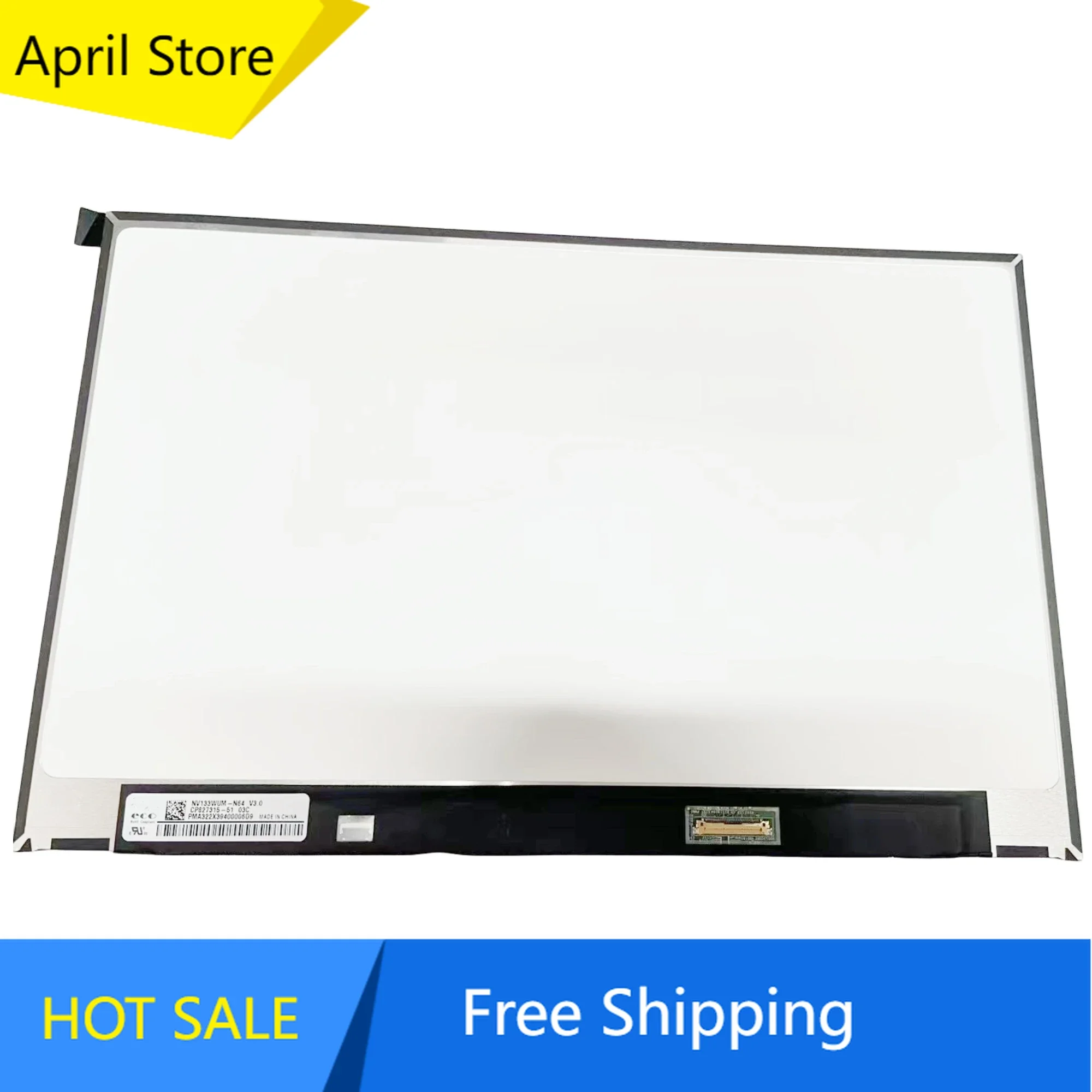 

NV133WUM-N64 NV133WUM N64 13.3'' Laptop LCD Screen Display Panel 1920*1200 EDP 30 Pins 100% sRGB