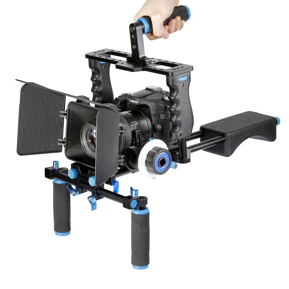 

Professional Camera Shoulder Rig DSLR Video Camera Stabilizer Cage/Matte Box/Follow Focus For Camera Camcorder